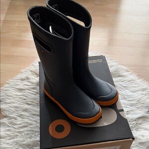 Bogs Kids Navy Orange Rain Boots 3